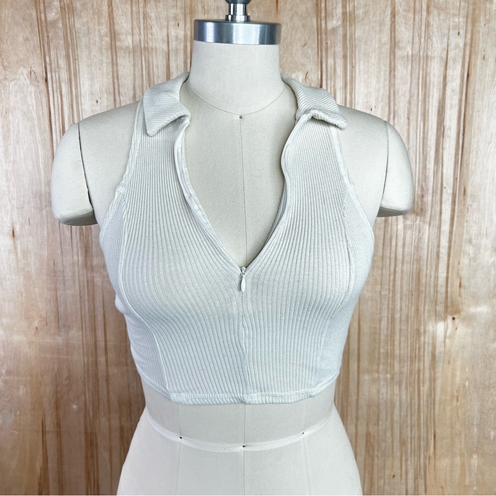 Urban Outfitters Ribbed Collar Tank